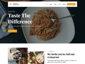 Free Patterns Restaurant WordPress Theme