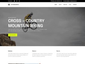 Free Patterns Sports WordPress Theme