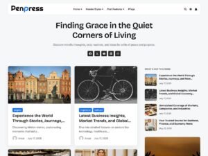 Free PenPress WordPress Theme