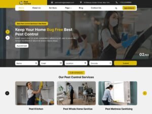 Free Pest Control Company WordPress Theme