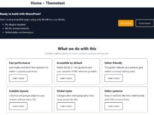 Free PressMono WordPress Theme