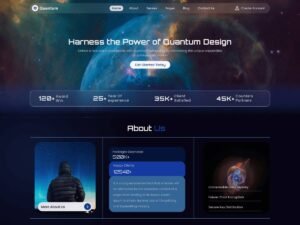 Free Quantum Computing WordPress Theme