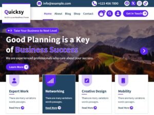 Free Quicksy WordPress Theme
