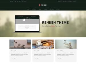 Free Renden News WordPress Theme