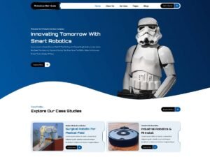 Free Robotics Services WordPress Theme