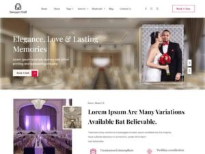 Free Royal Banquet Hall WordPress Theme