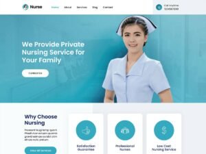 Free SKT Nurse WordPress Theme