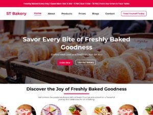 Free ST Bakery WordPress Theme
