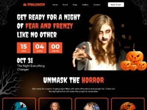 Free ST Halloween WordPress Theme