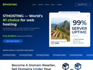 Free ST Hosting WordPress Theme