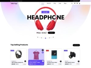 Free Sales Landing Page WordPress Theme