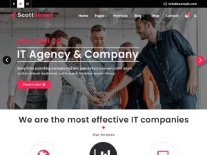 Free ScottStreet WordPress Theme