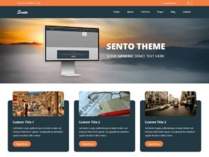 Free Sento eNews WordPress Theme