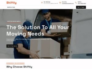 Free Shiftly WordPress Theme