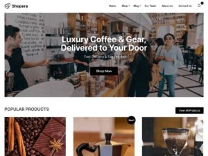 Free Shopora Ecommerce WordPress Theme