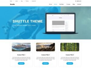 Free Shuttle Flex WordPress Theme