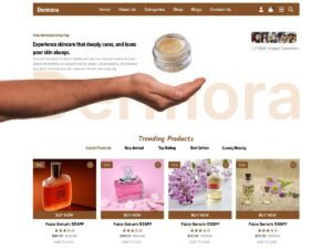 Free Skincare Shop WordPress Theme