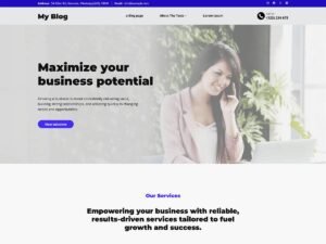 Free Sproutient Business Dock WordPress Theme