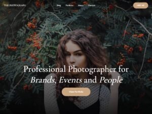 Free The Photograph WordPress Theme