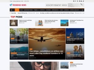 Free TrendingNews WordPress Theme