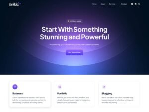 Free Unibiz WordPress Theme