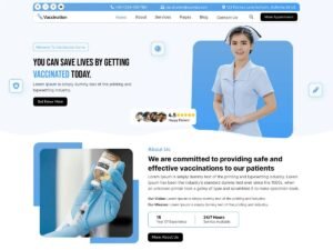 Free Vaccination Center WordPress Theme