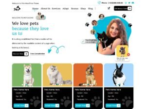 Free Vet Care Center WordPress Theme
