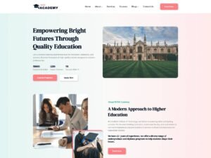 Free WENS Academy WordPress Theme