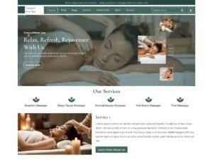 Free Wellness Therapy WordPress Theme