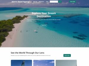 Free atooratravelagency WordPress Theme