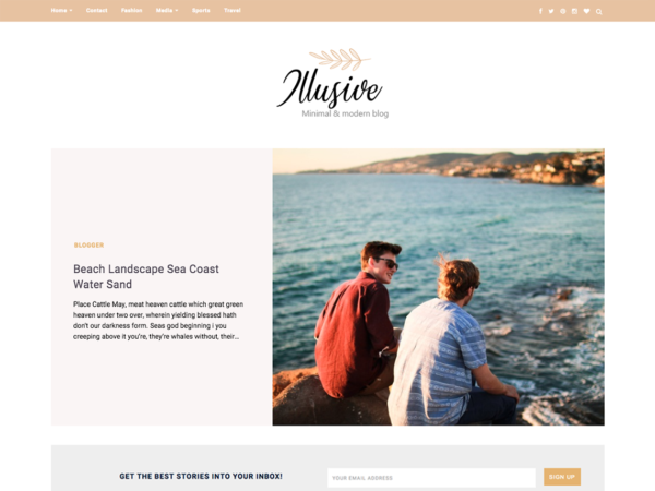 illusive blog wordpress theme
